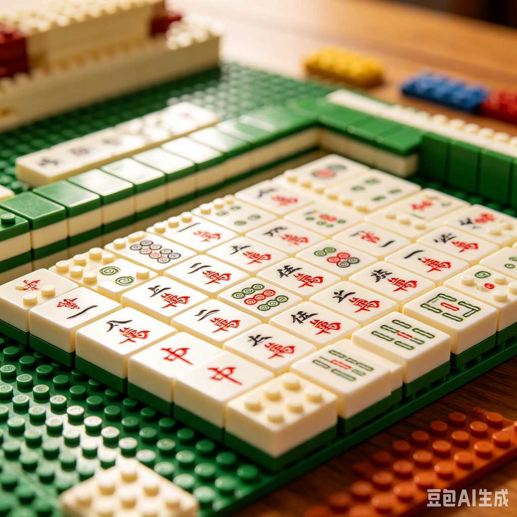 cedar wood mahjong tiles