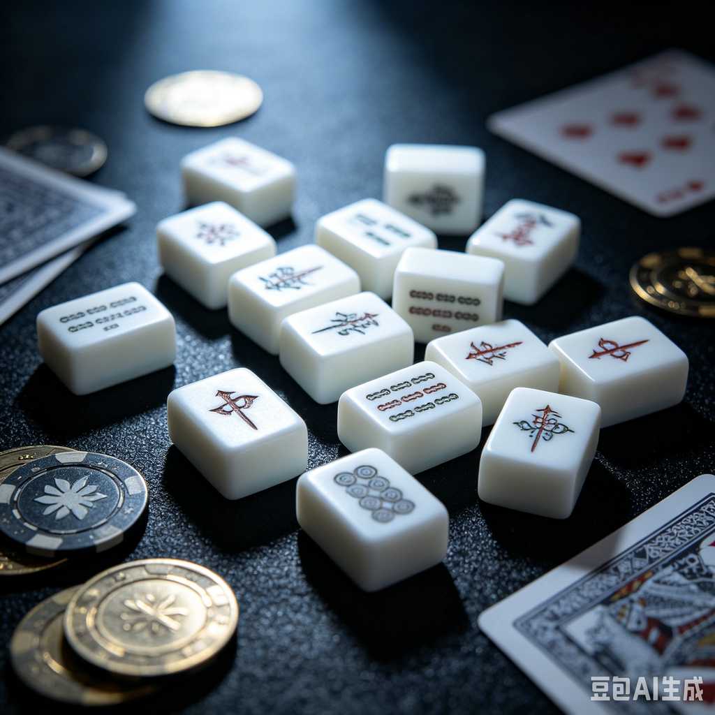 small portable mahjong set